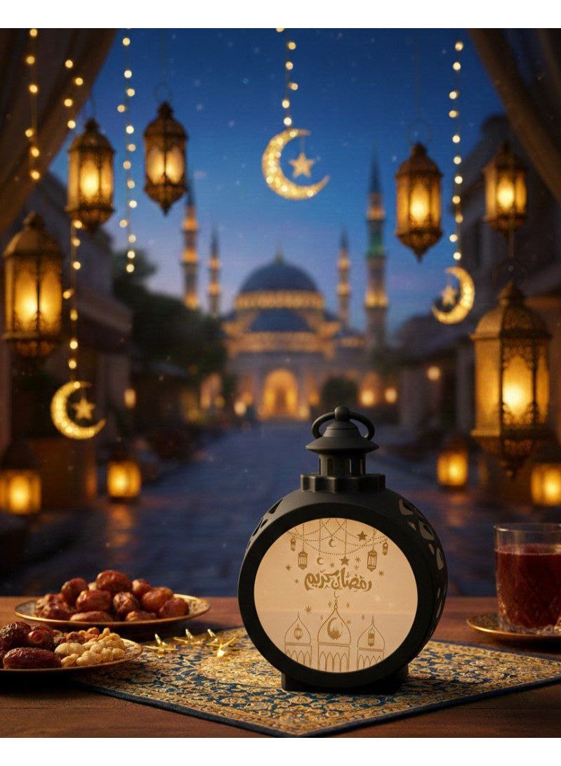 A Ramadan lantern with a distinctive vintage design and warm lighting 566/2 - Image 2